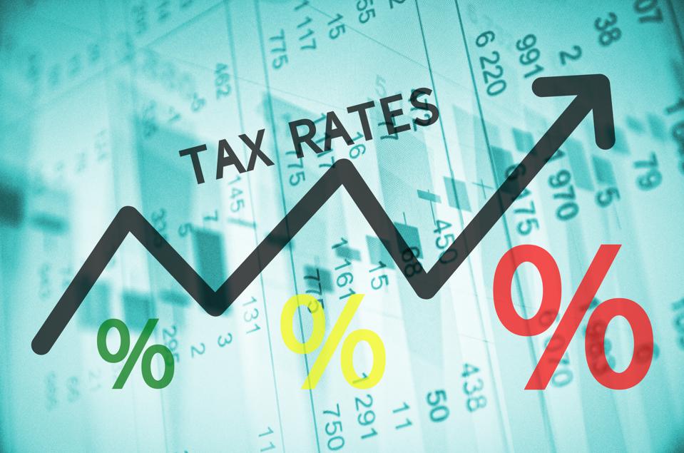 Tax Rates graph going up